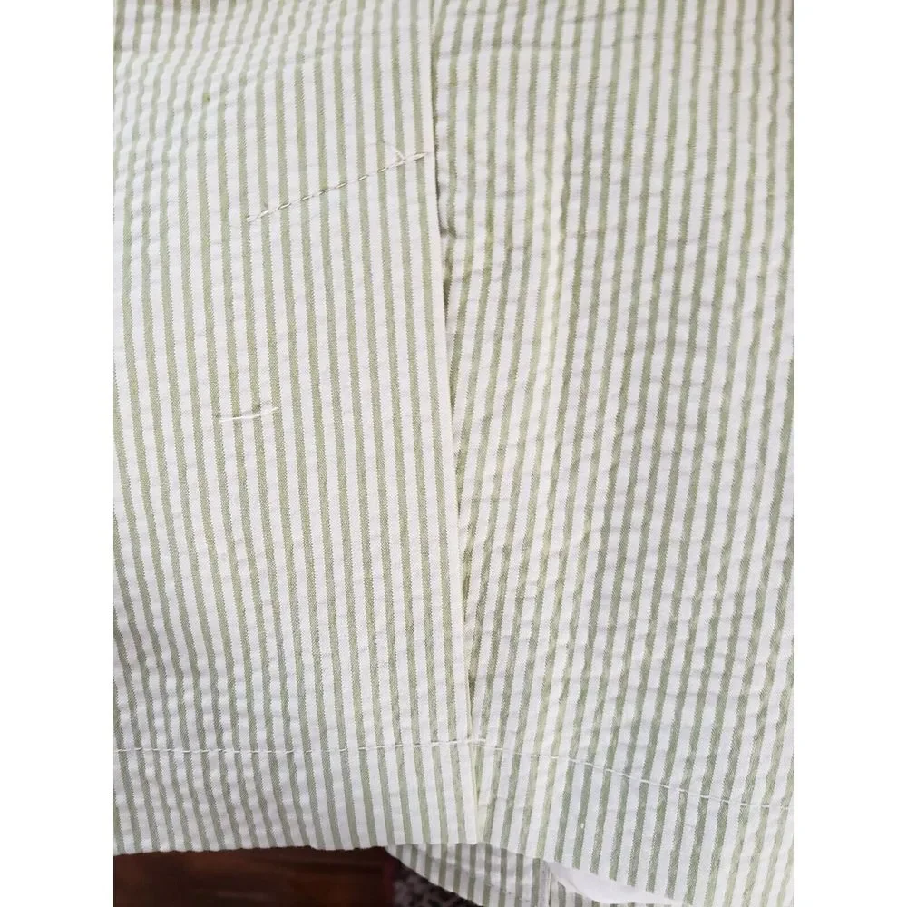 NWOT‎ LizClaiborne women 2pcs park green stripe jacket 3X w/Capris   28W